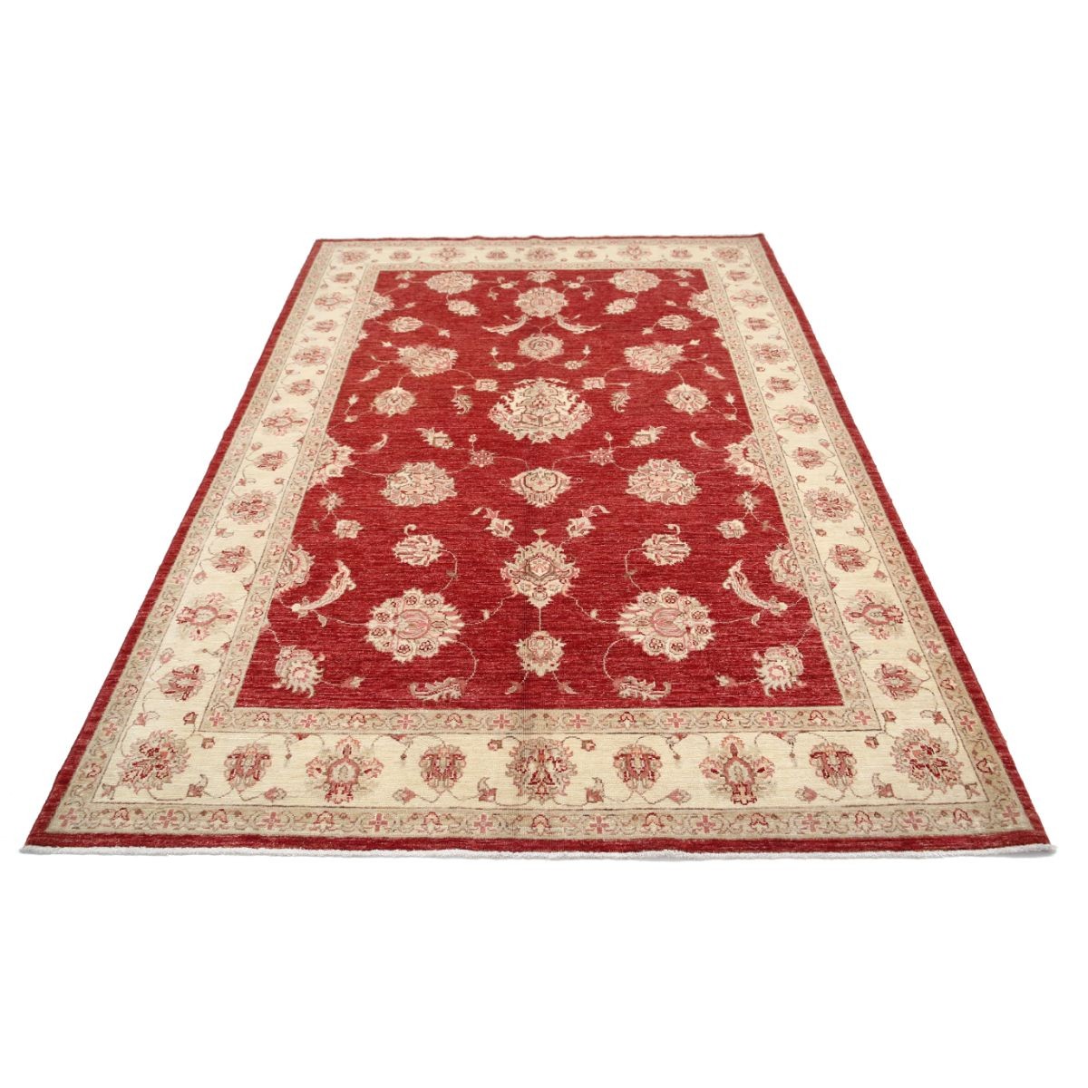 Ziegler 6x8 Handmade Double Knotted Washable Wool Rug - Colorful
