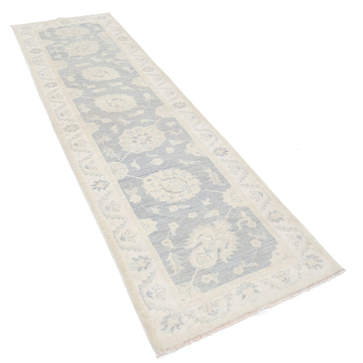 Serenity 3x9 Handmade Double Knotted Washable Wool Runner - Soft Hues