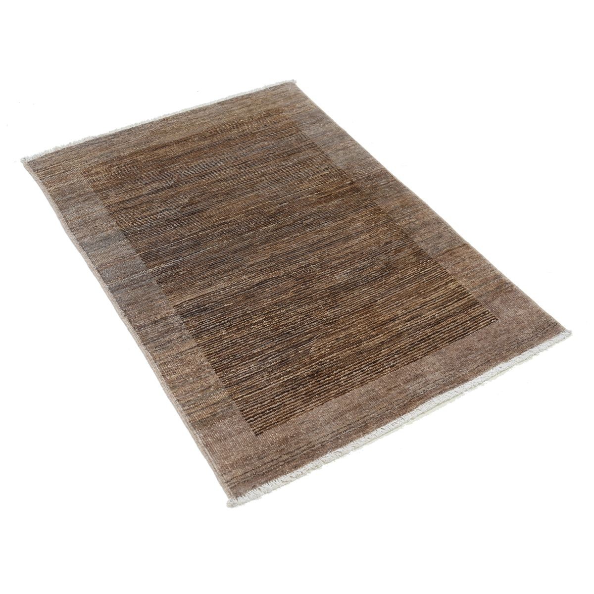Modcar 3x4 Handmade Double Knotted Washable Wool Rug - Colorful