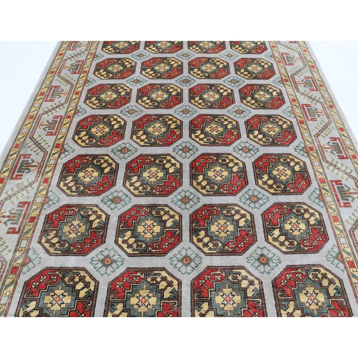 Revival 7x9 Handmade Double Knotted Washable Wool Rug - Colorful