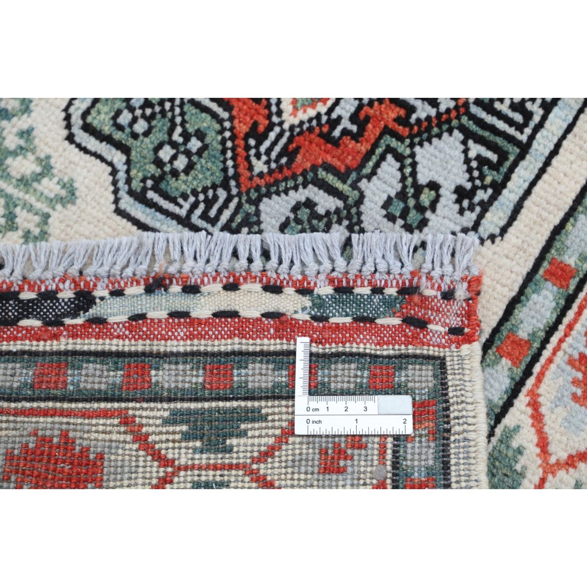 Revival 2x3 Handmade Double Knotted Washable Wool Rug - Colorful