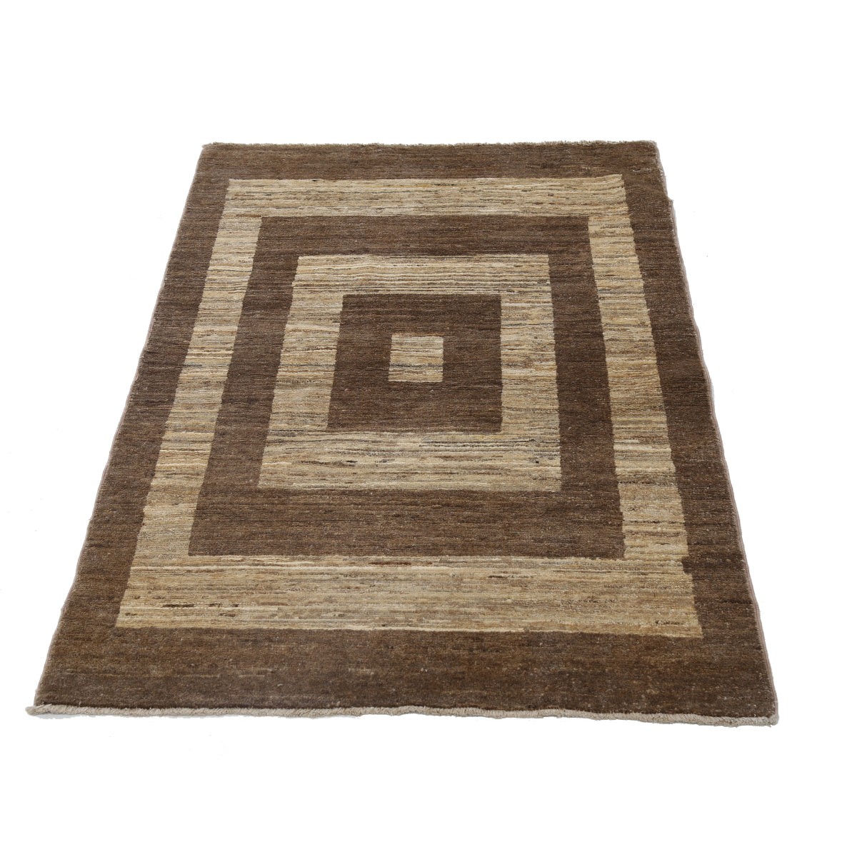 Modcar 3x5 Handmade Double Knotted Washable Wool Rug - Colorful