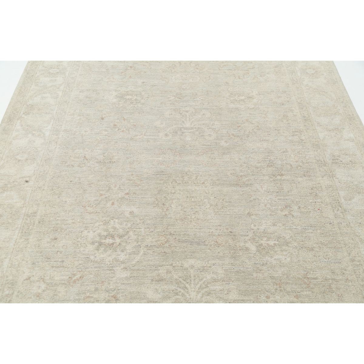 Serenity 6x8 Handmade Double Knotted Washable Wool Rug - Soft Hues