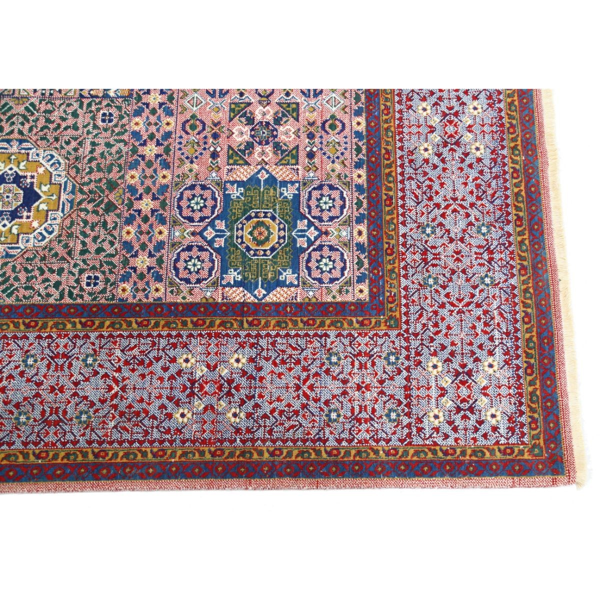 Gulshan 8x12 Machine-Made Washable Wool Rug - Colorful