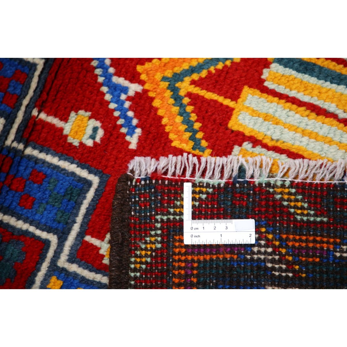 Revival 3x5 Handmade Double Knotted Washable Wool Rug - Colorful