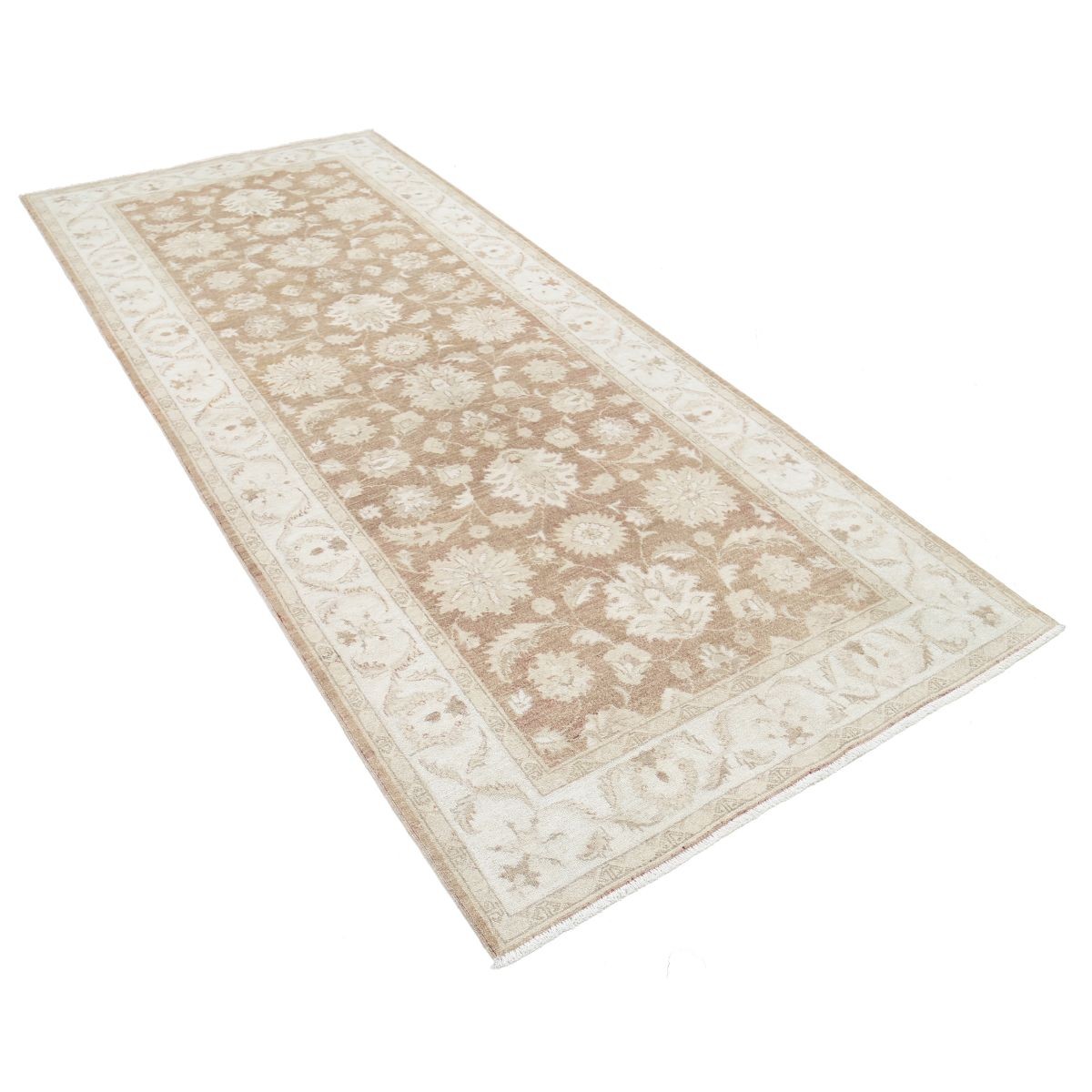 Serenity 4x10 Hand-Knotted Washable Wool Runner - Soft Hues