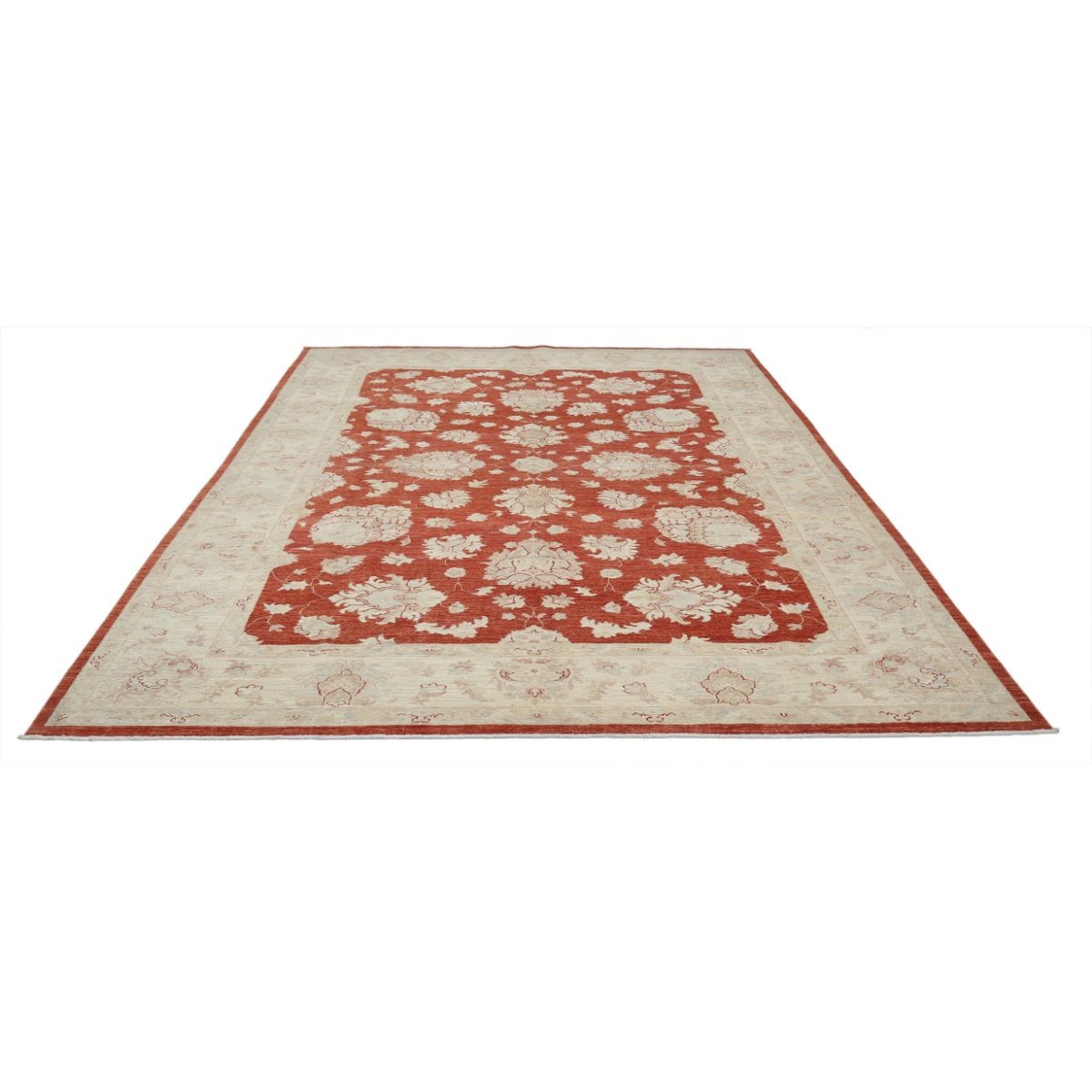 Ziegler 8x11 Handmade Double Knotted Washable Wool Rug - Colorful