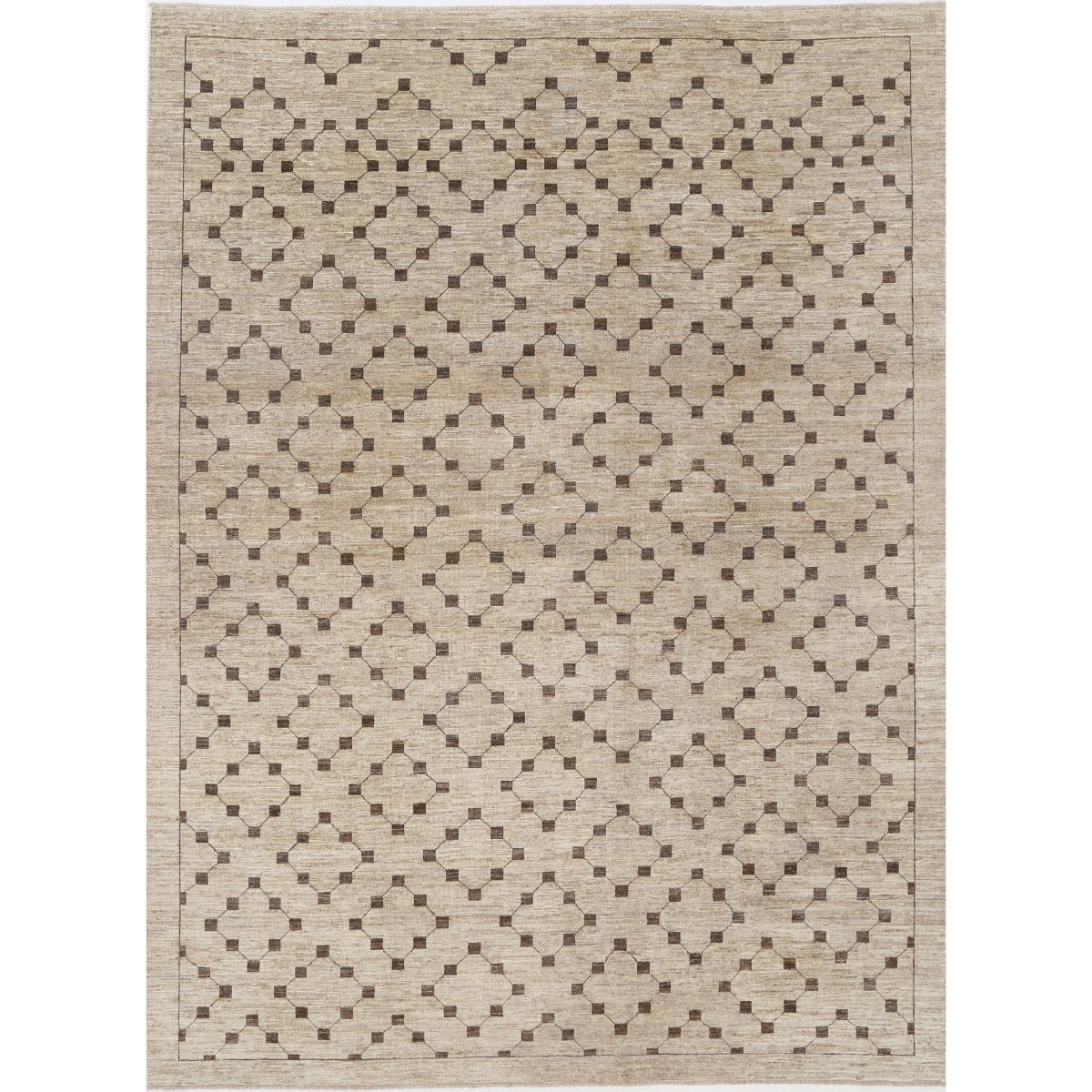 Modcar 8x11 Handmade Double Knotted Washable Wool Rug - Colorful