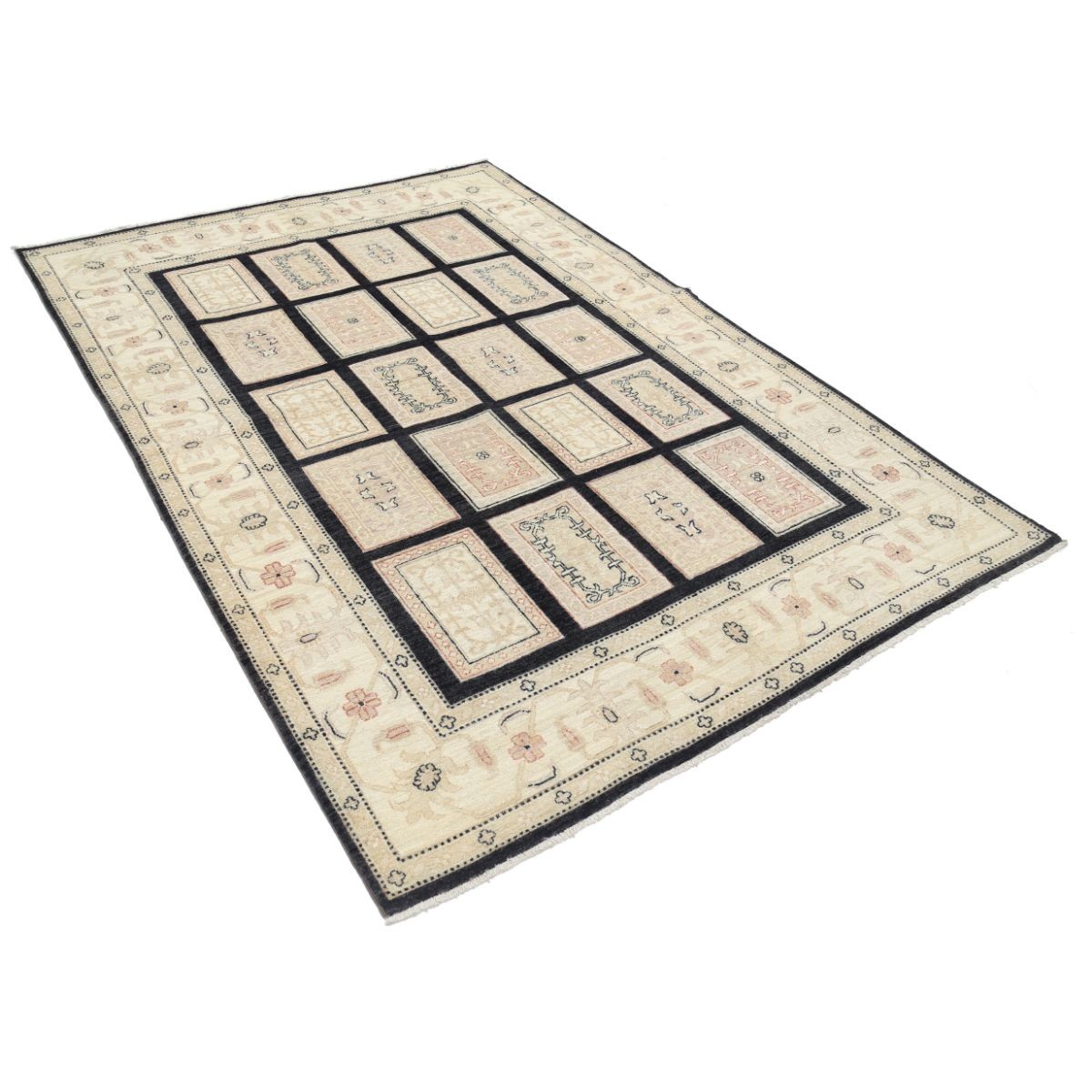 Bakhtiari 6x8 Handmade Double Knotted Washable Wool Rug - Colorful