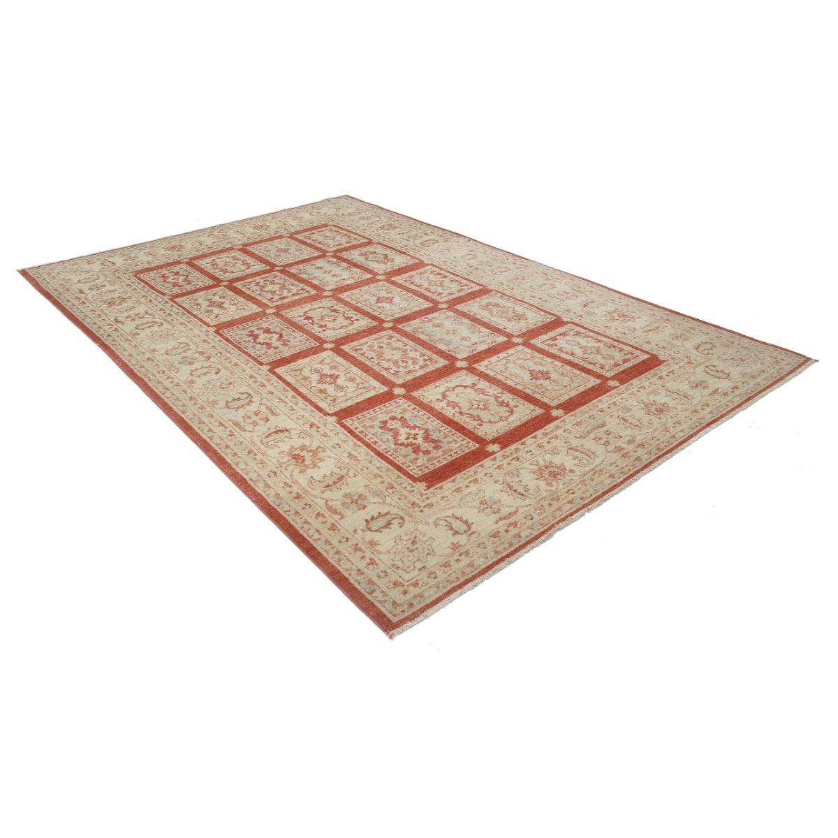 Bakhtiari 7x10 Handmade Double Knotted Washable Wool Rug - Colorful