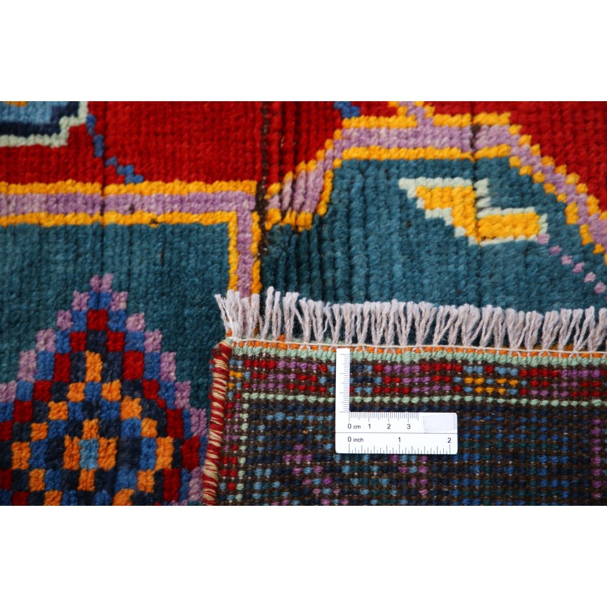 Revival 3x5 Handmade Double Knotted Washable Wool Rug - Colorful