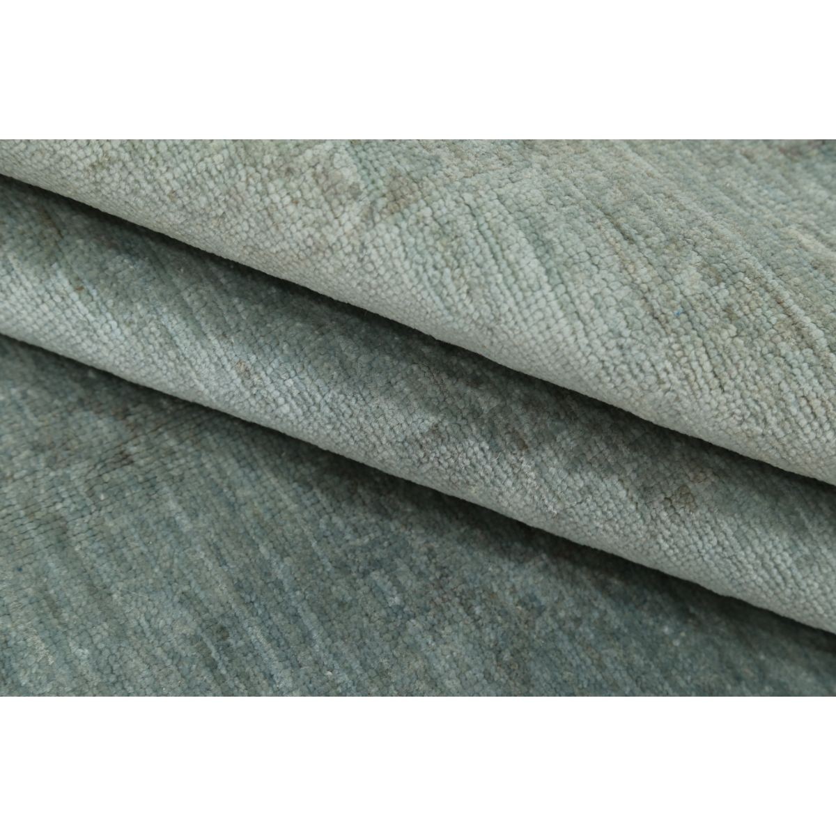 Overdye 5x7 Handmade Double Knotted Washable Wool Rug - Monochormatic