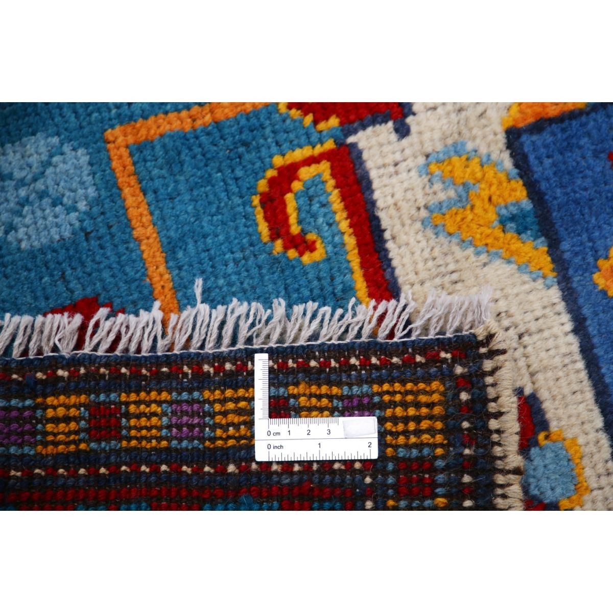 Revival 6x8 Handmade Double Knotted Washable Wool Rug - Colorful