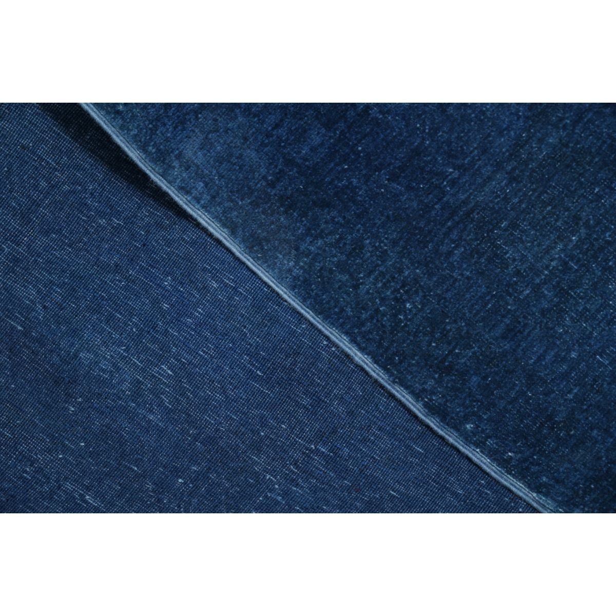 Fine 8x12 Handmade Double Knotted Washable Wool Rug - Monochormatic