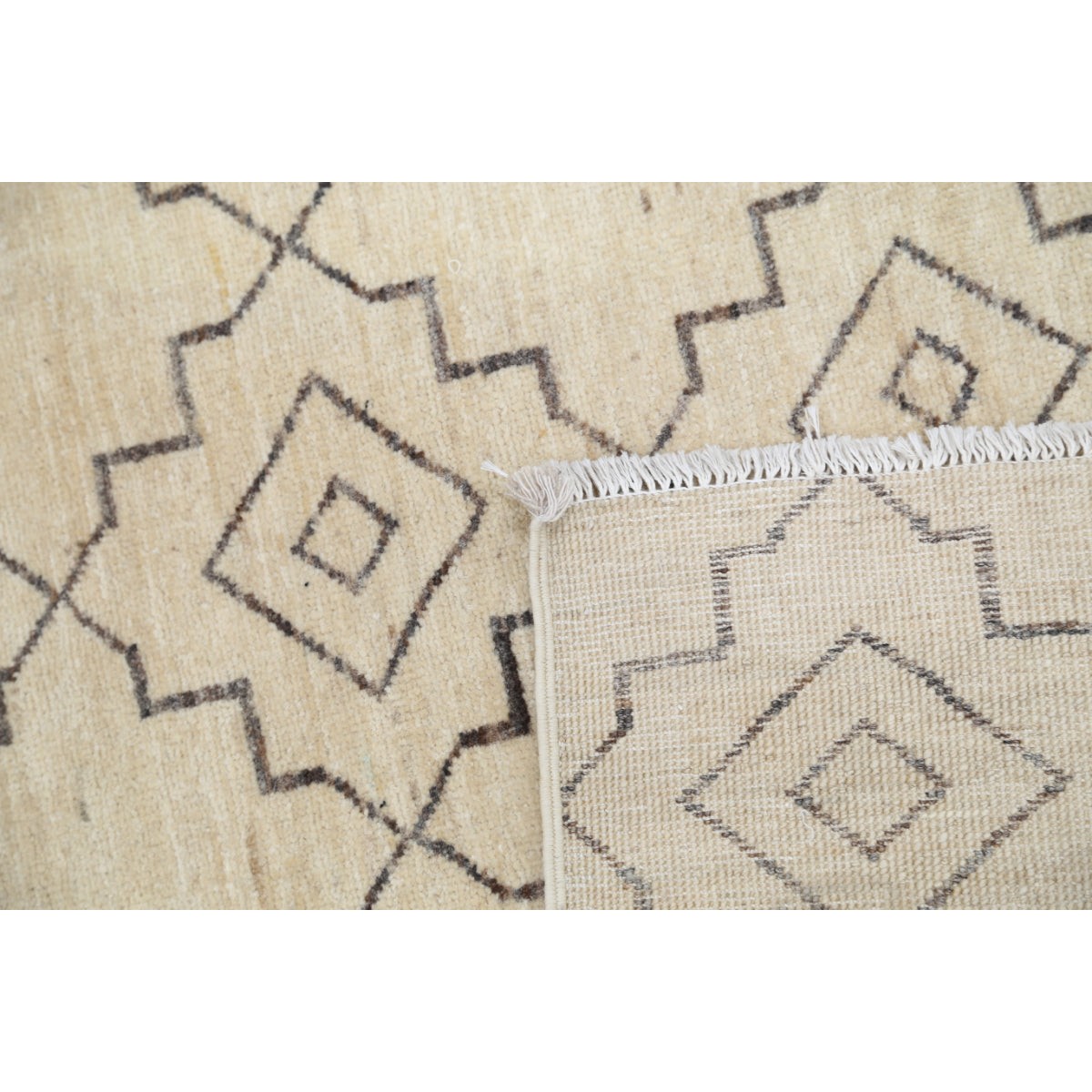 Modcar 7x9 Handmade Double Knotted Washable Wool Rug - Colorful