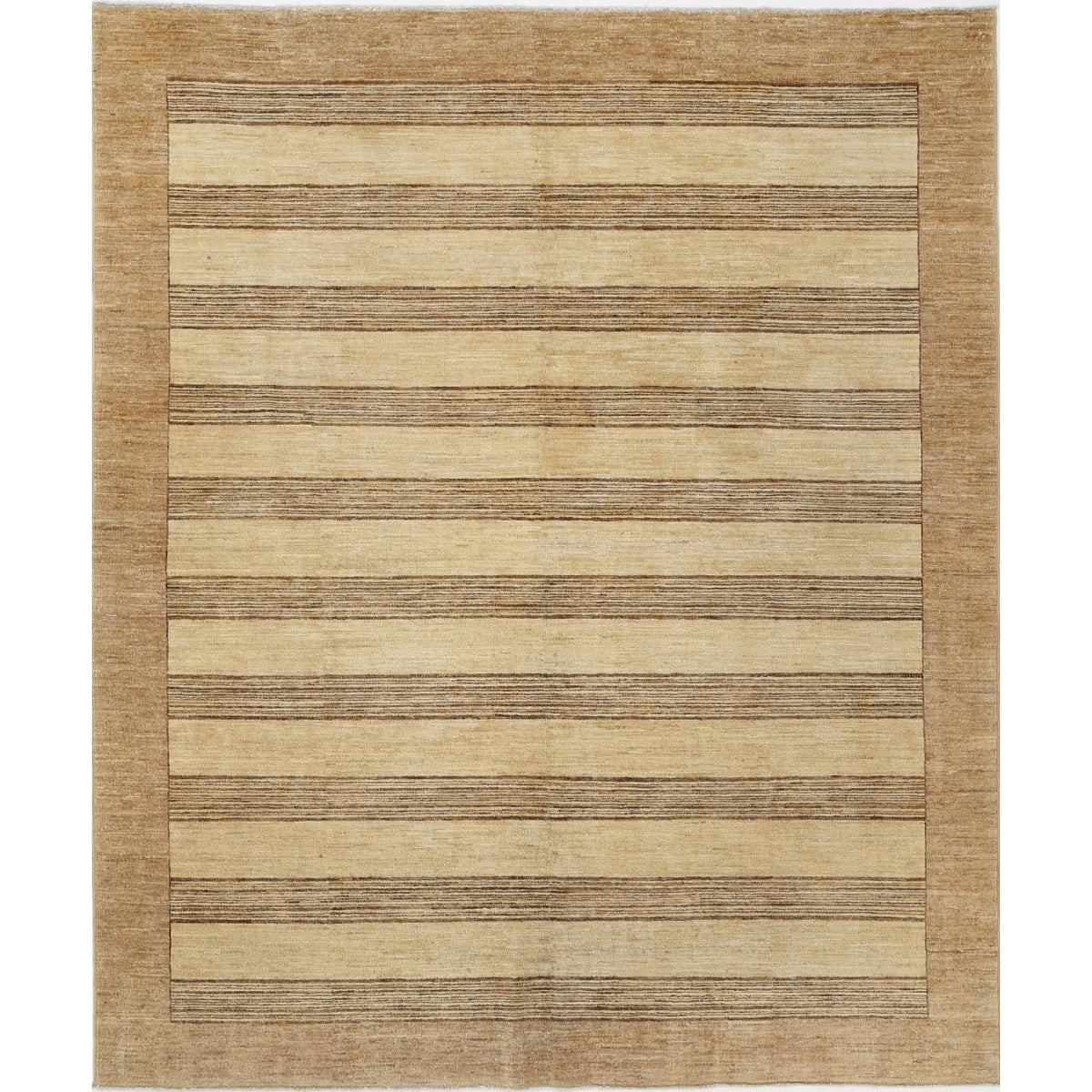 Modcar 7x8 Handmade Double Knotted Washable Wool Rug - Colorful