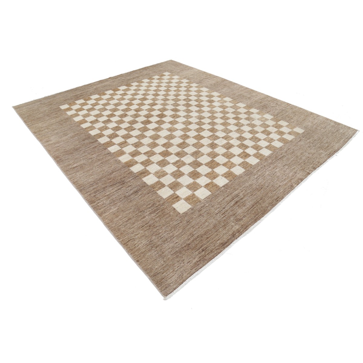 Modcar 8x10 Handmade Double Knotted Washable Wool Rug - Colorful
