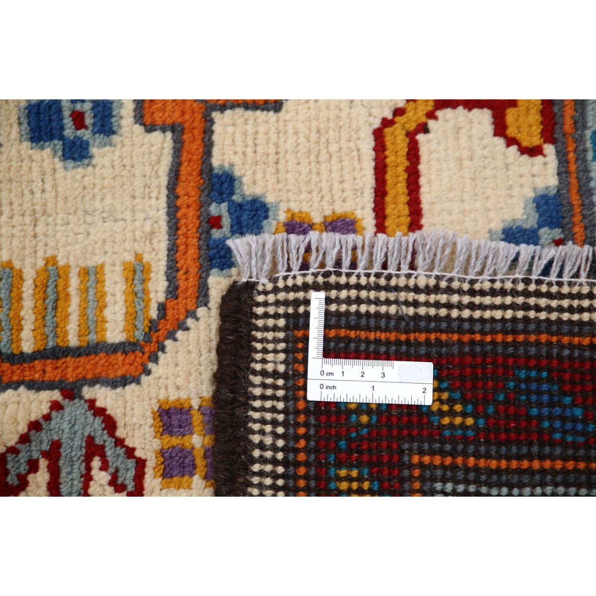 Revival 6x8 Handmade Double Knotted Washable Wool Rug - Colorful