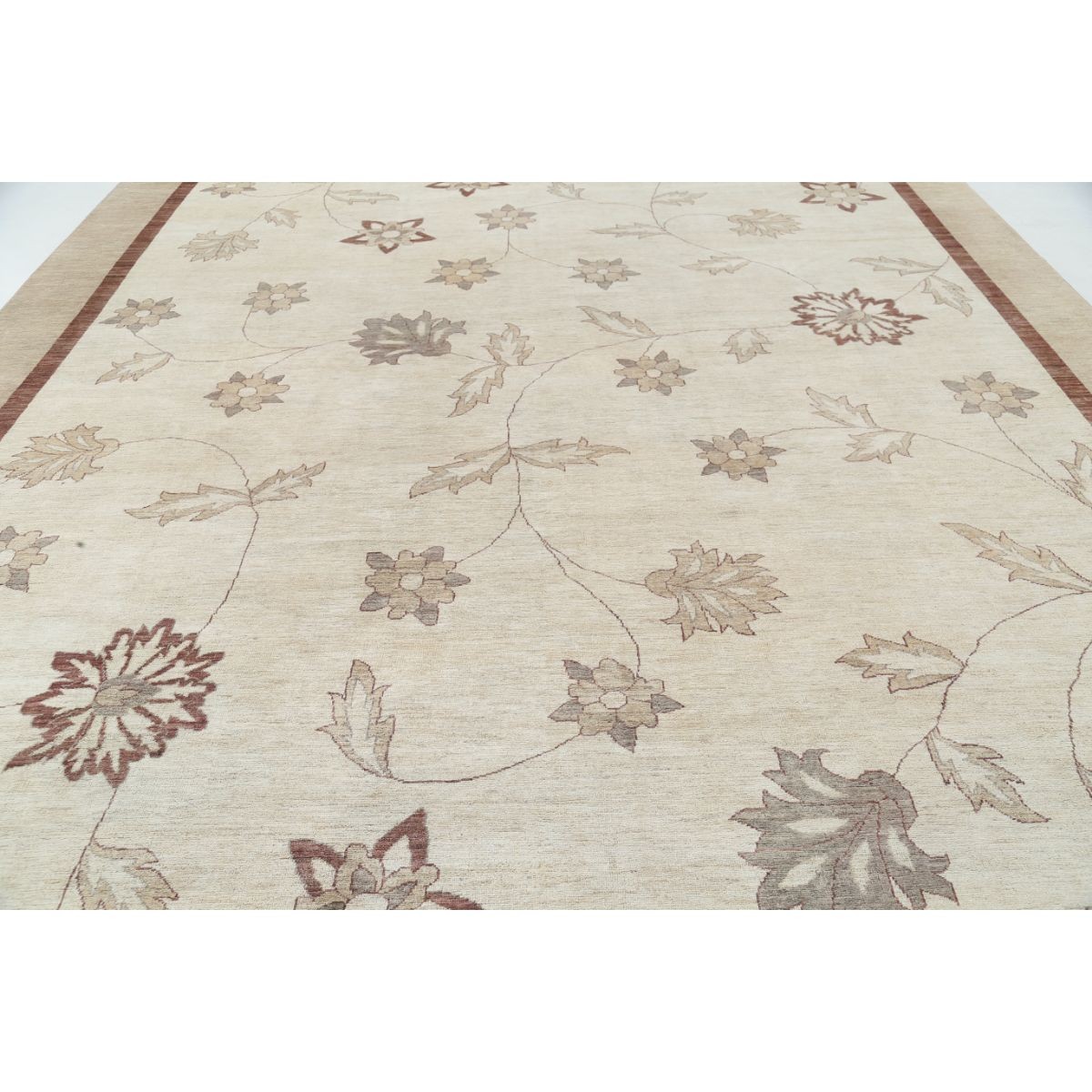 Modcar 12x17 Handmade Double Knotted Washable Wool Rug - Colorful