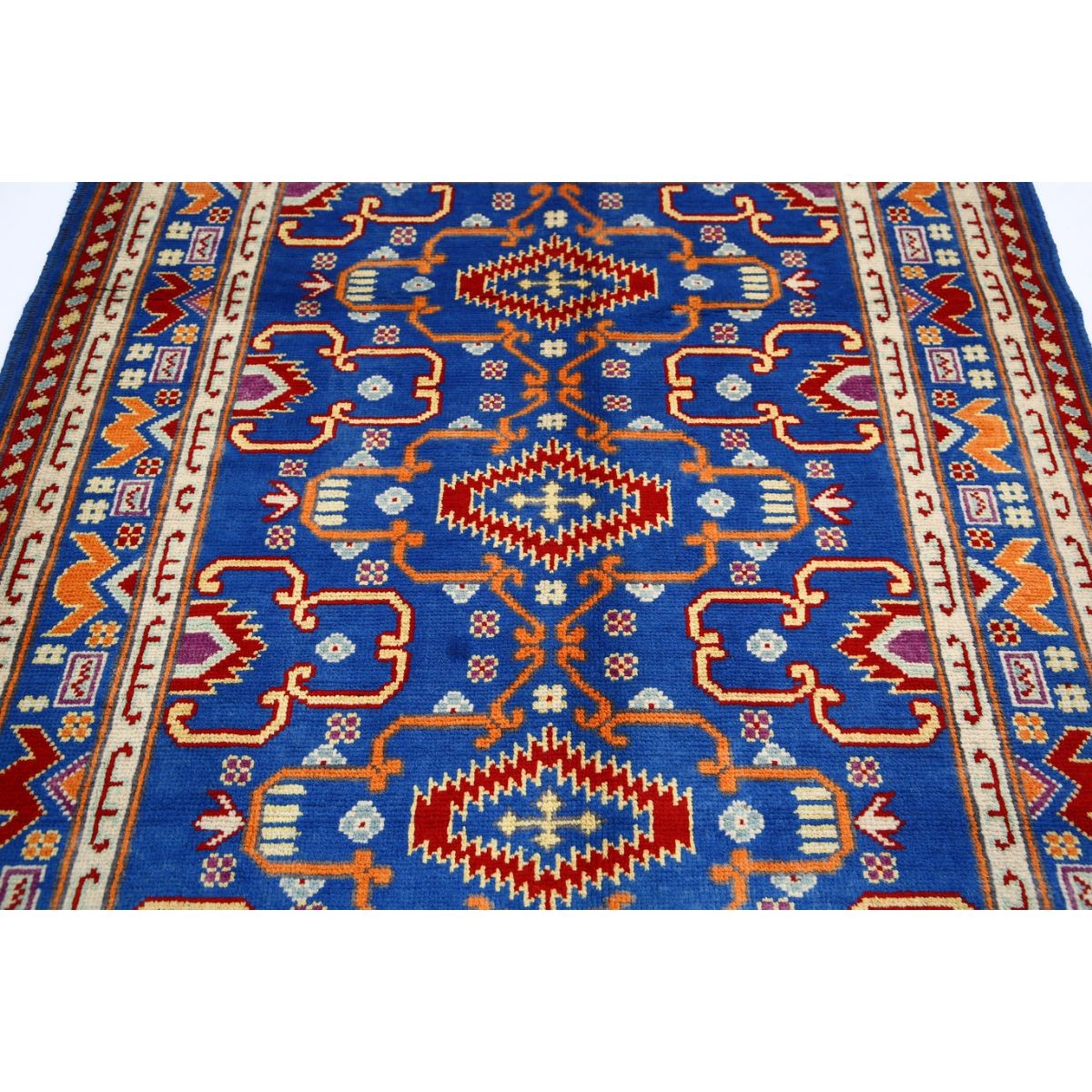 Revival 5x7 Handmade Double Knotted Washable Wool Rug - Colorful