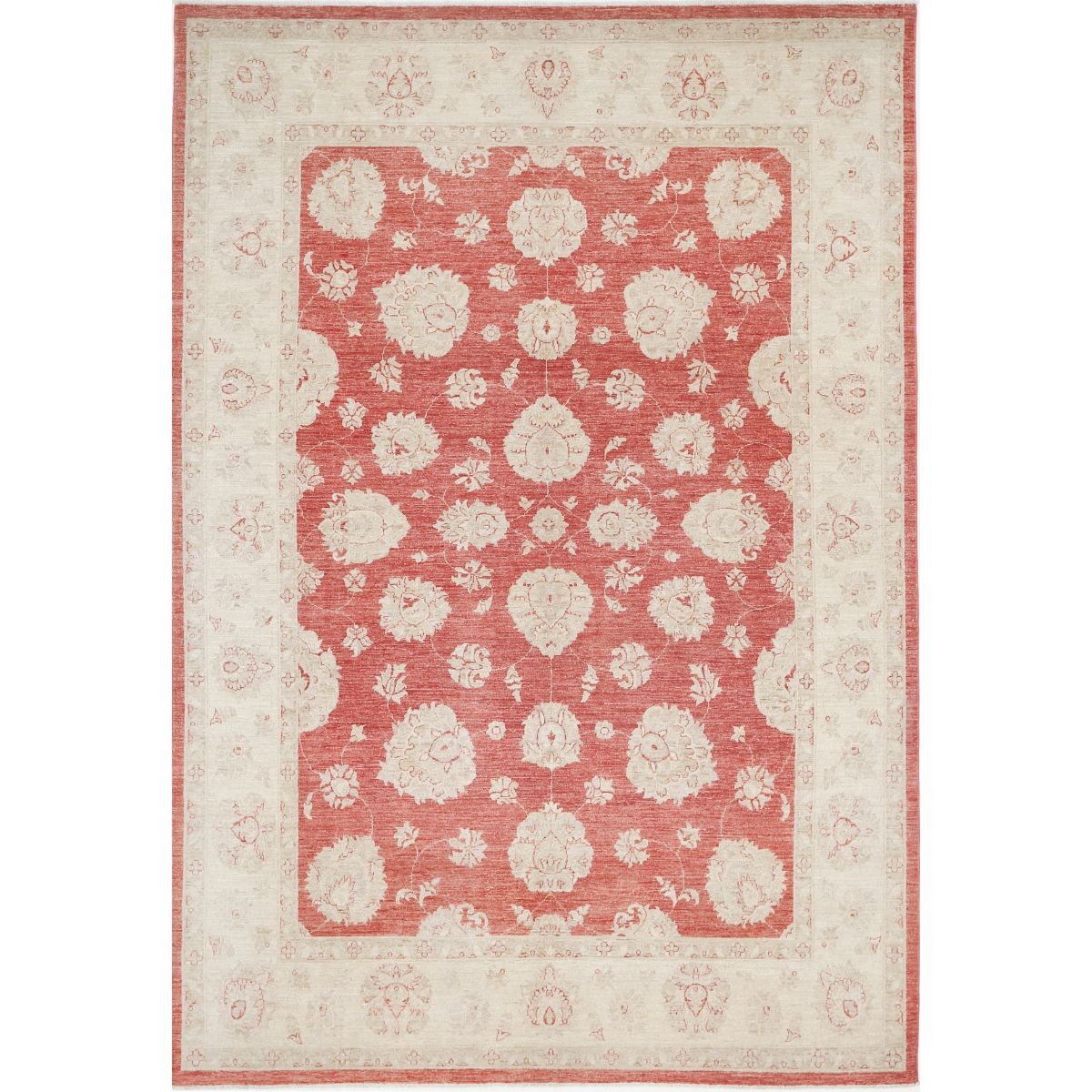 Ziegler 8x12 Handmade Double Knotted Washable Wool Rug - Colorful