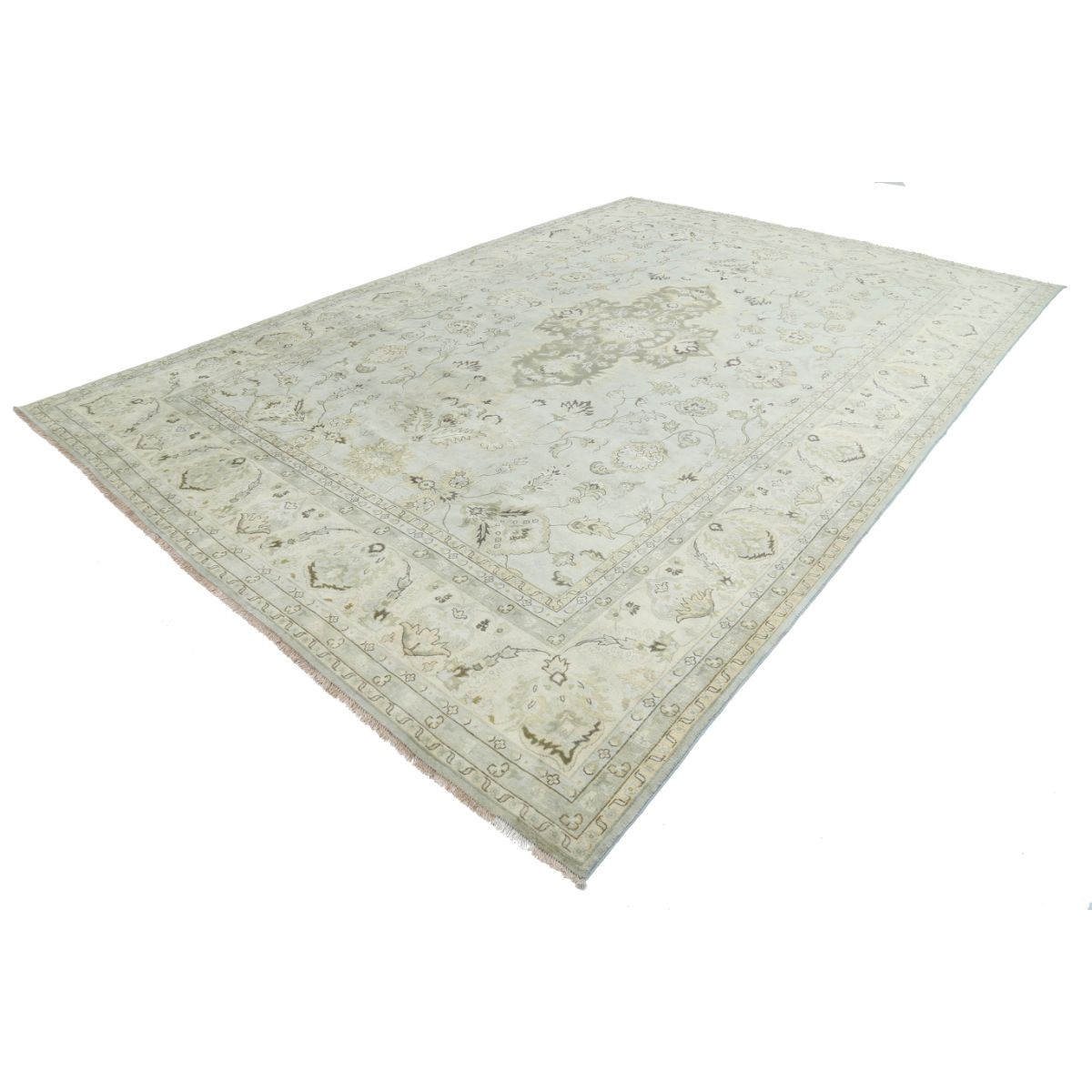 Ziegler 10x15 Handmade Double Knotted Washable Wool Rug - Colorful