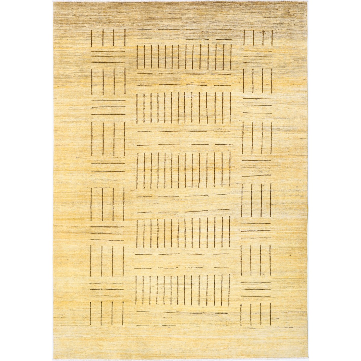 Modcar 7x10 Handmade Double Knotted Washable Wool Rug - Colorful