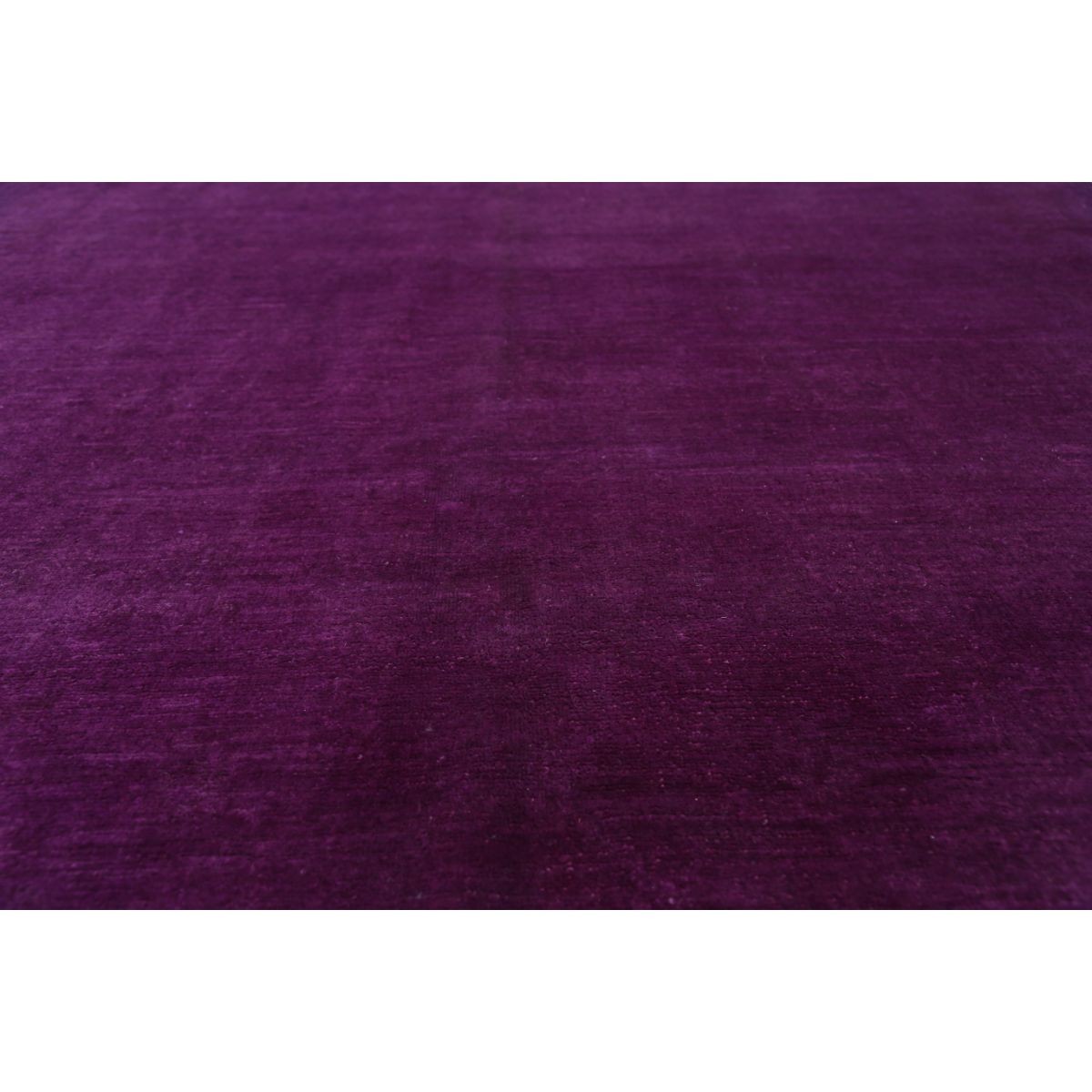Overdye 6x10 Handmade Double Knotted Washable Wool Rug - Monochormatic