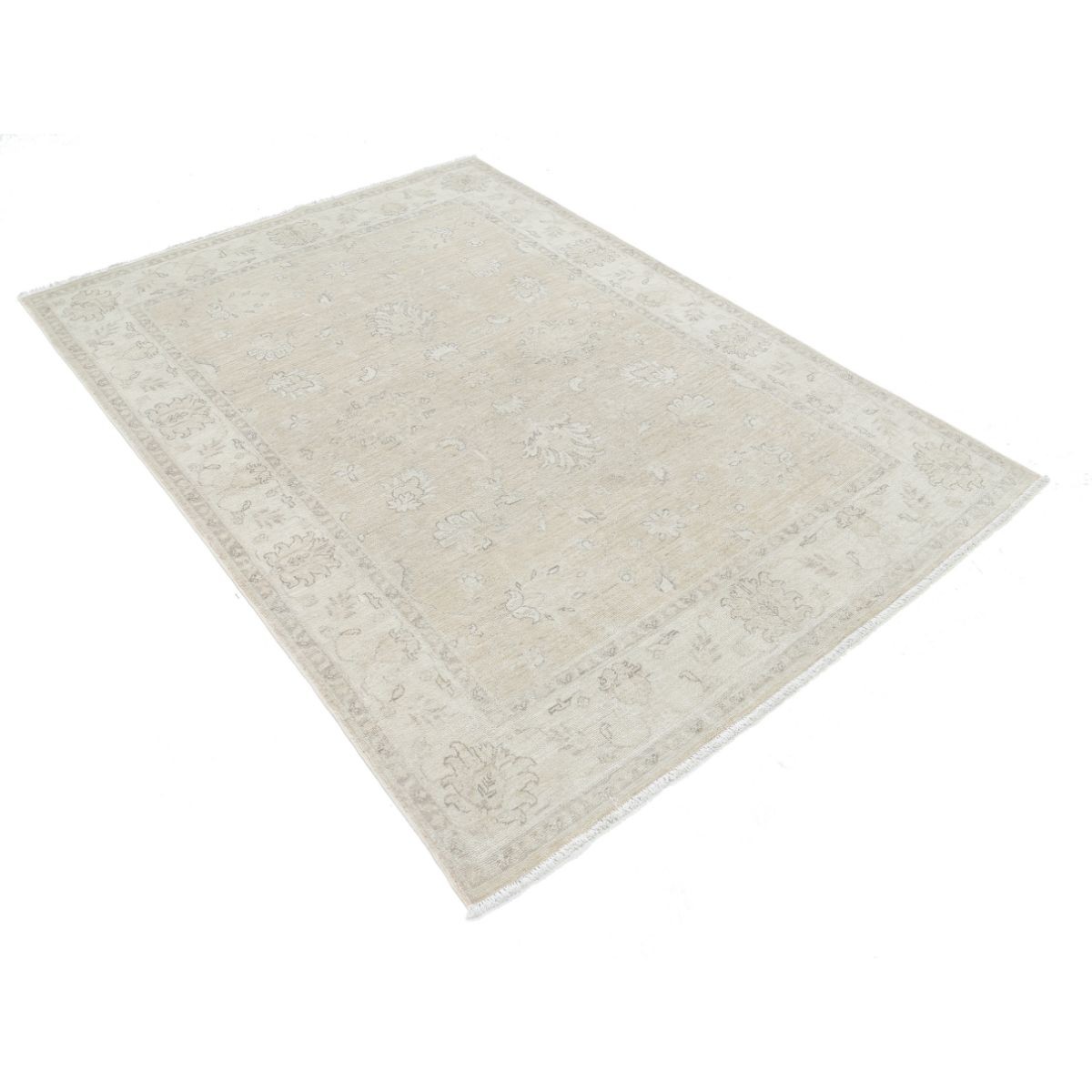 Serenity 5x7 Handmade Double Knotted Washable Wool Rug - Soft Hues
