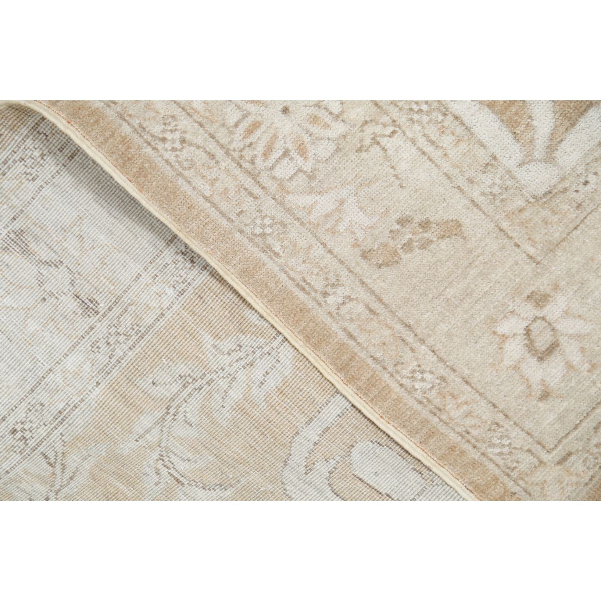 Serenity 4x6 Handmade Double Knotted Washable Wool Rug - Soft Hues