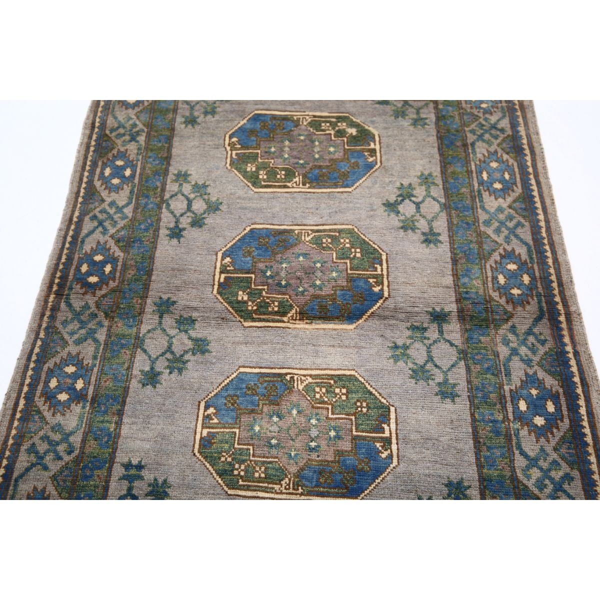 Revival 3x5 Handmade Double Knotted Washable Wool Rug - Colorful