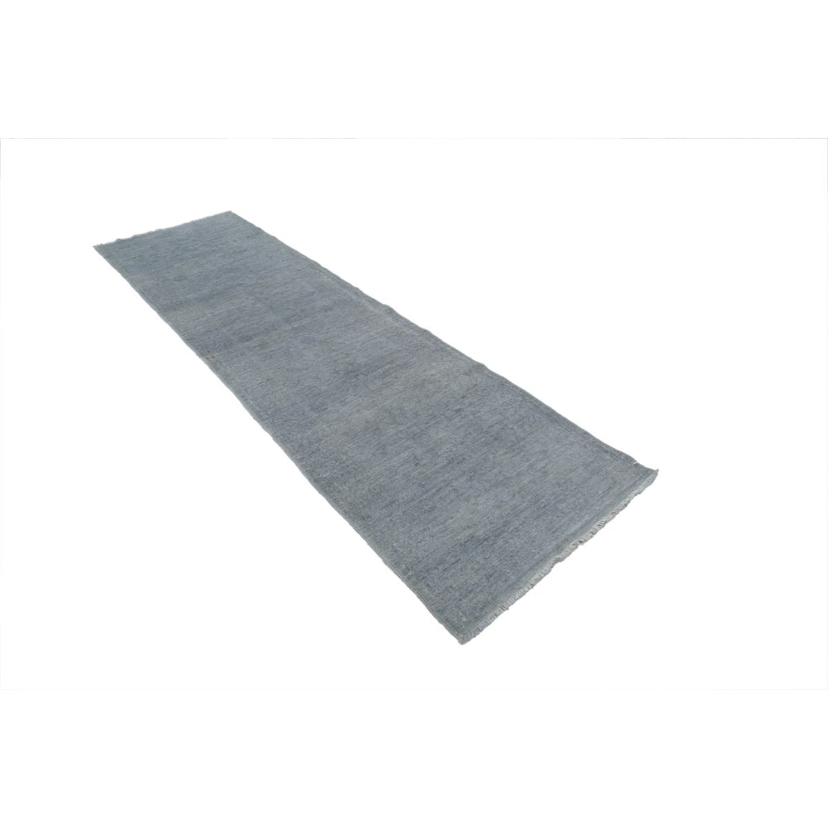 Overdye 3x10 Handmade Double Knotted Washable Wool Runner - Monochormatic