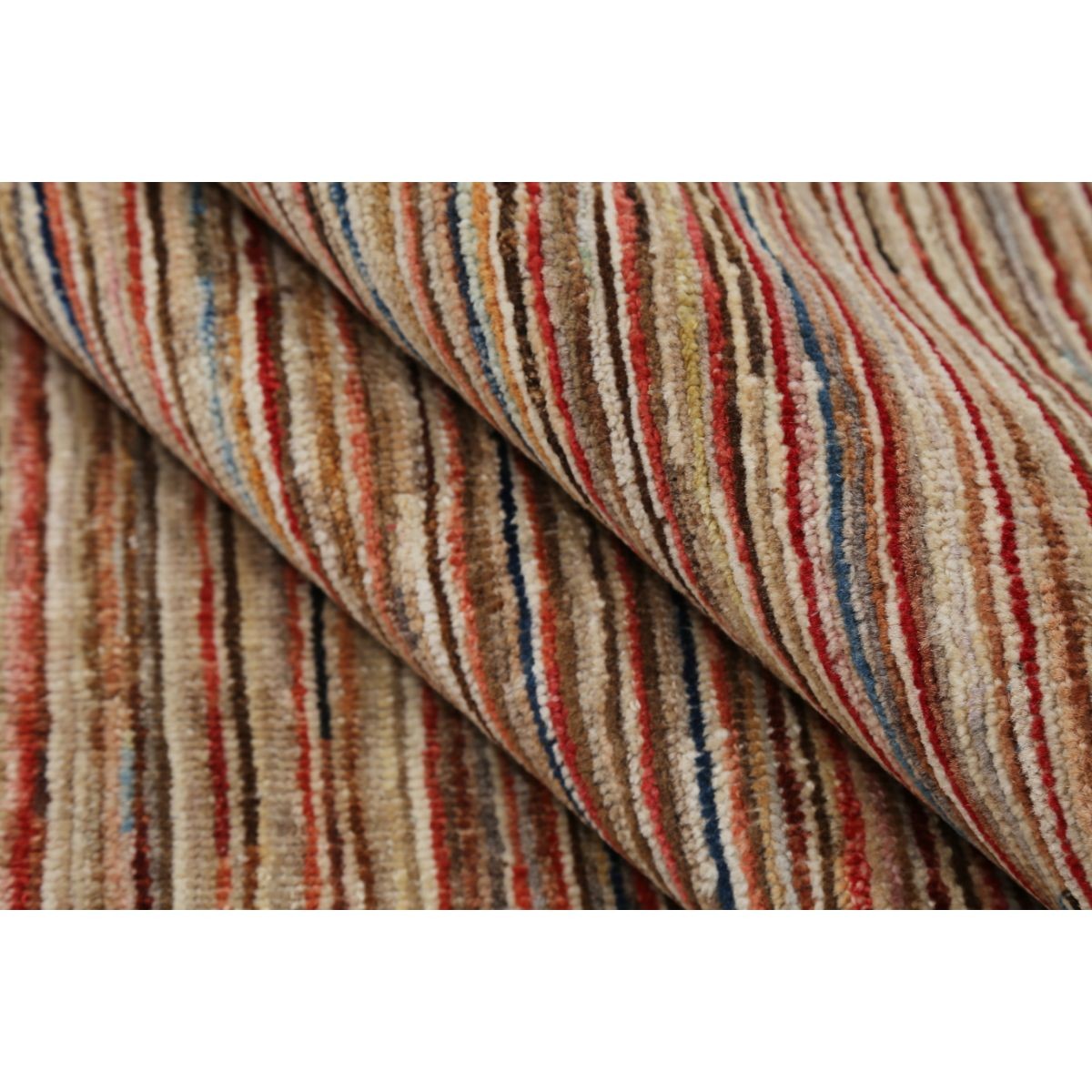 Modcar 5x8 Handmade Double Knotted Washable Wool Rug - Colorful