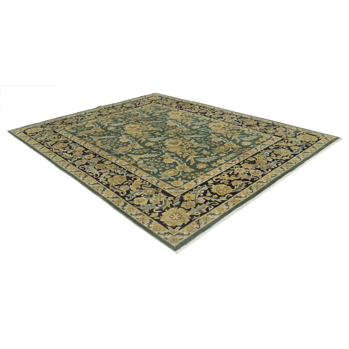 Ziegler 8x10 Handmade Double Knotted Washable Wool Rug - Colorful