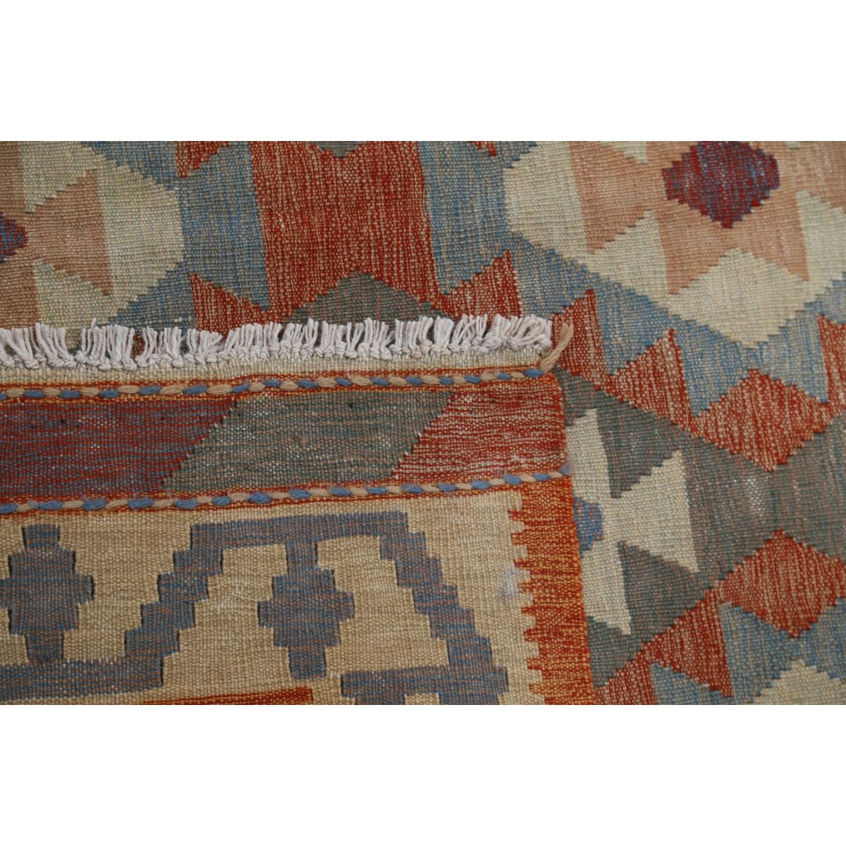 Kafkaas 5x7 Hand Woven Washable Wool Rug - Colorful