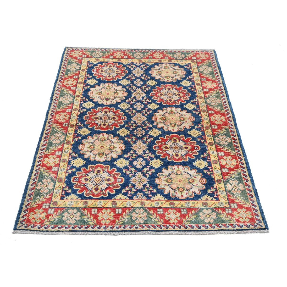 Revival 3x5 Handmade Double Knotted Washable Wool Rug - Colorful