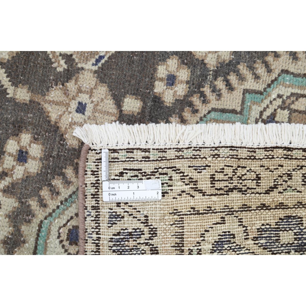 Vintage 3x11 Handmade Double Knotted Washable Wool Runner - Soft Hues