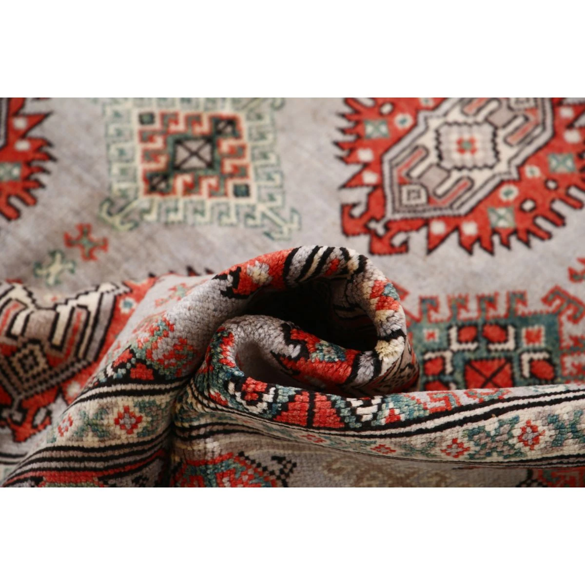 Revival 7x10 Handmade Double Knotted Washable Wool Rug - Colorful