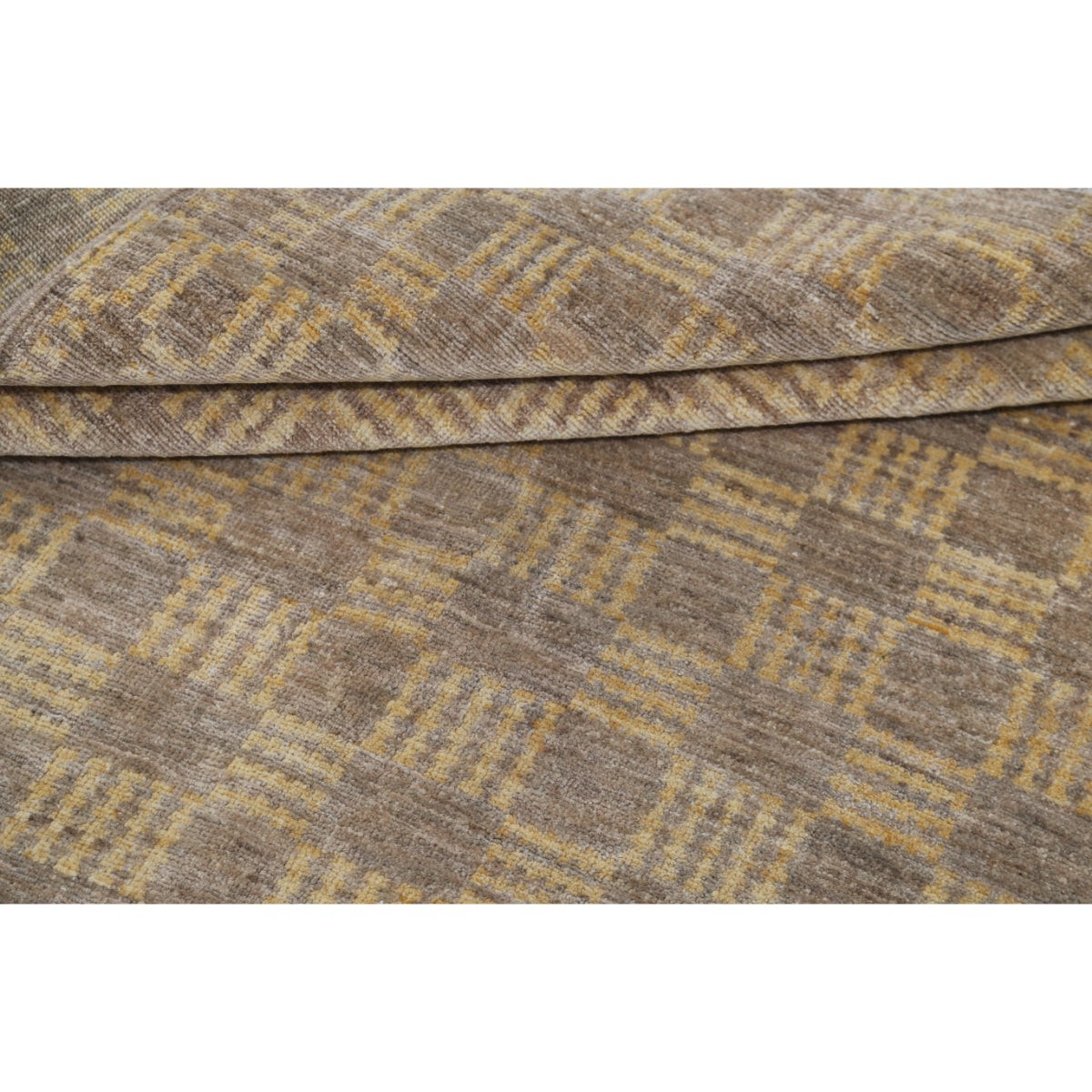 Modcar 5x6 Handmade Double Knotted Washable Wool Rug - Colorful