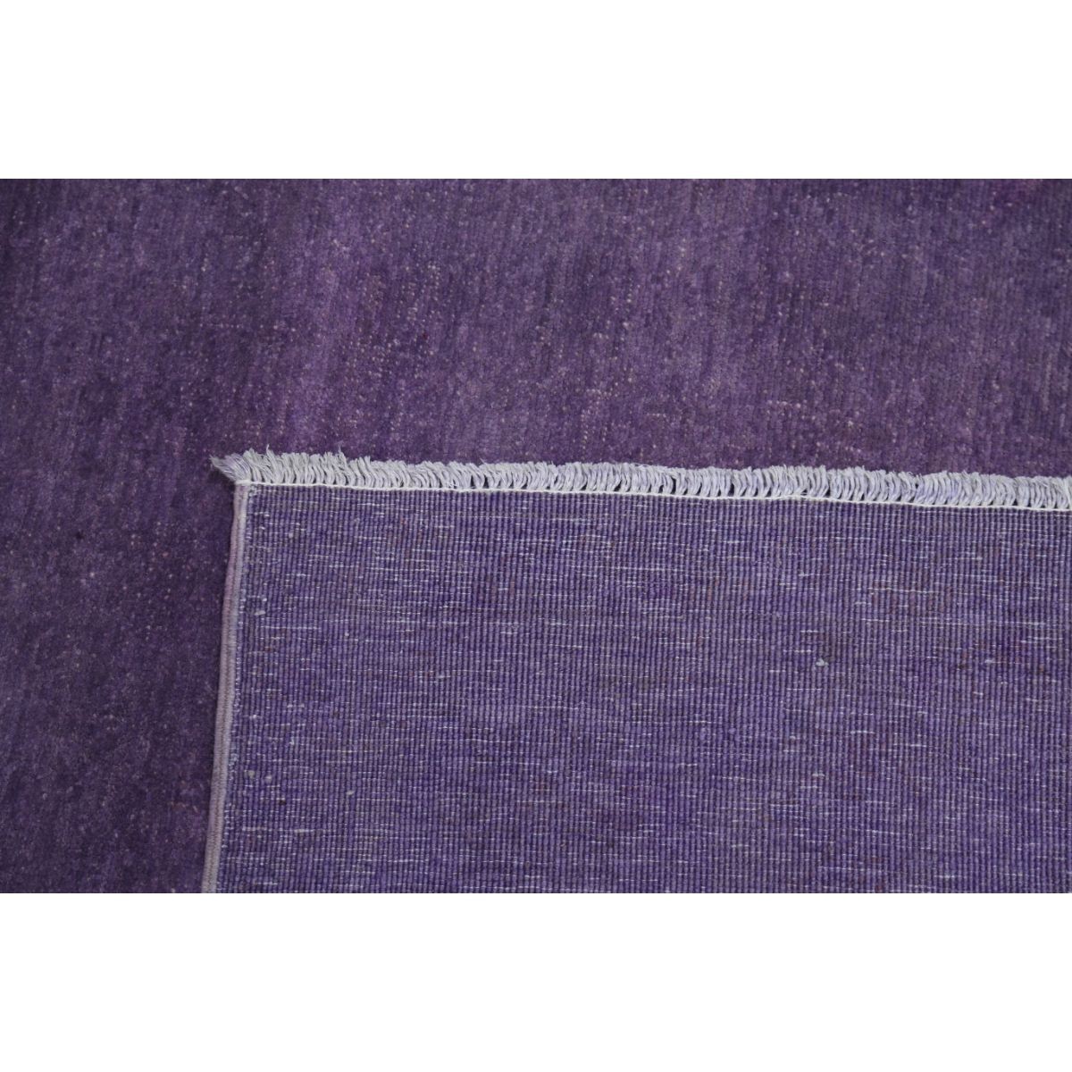 Fine 3x11 Handmade Double Knotted Washable Wool Runner - Monochormatic