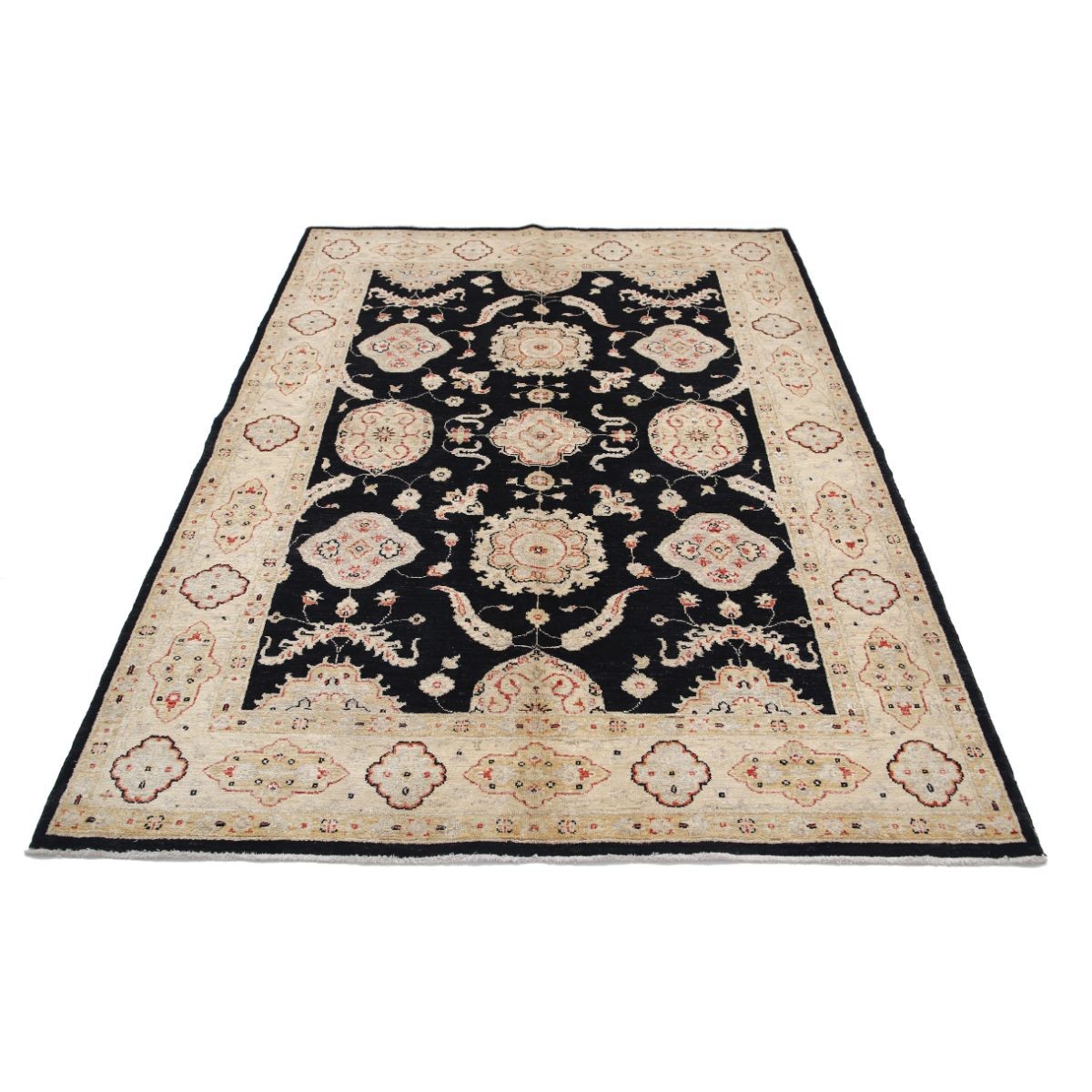 Ziegler 5x7 Handmade Double Knotted Washable Wool Rug - Colorful