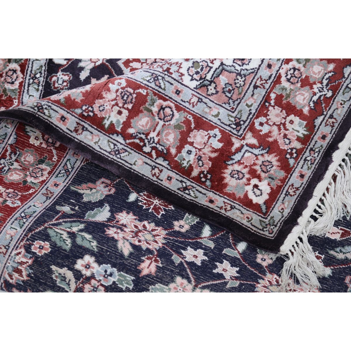 Legacy 3x14 Handmade Double Knotted Washable Art Silk Runner - Colorful