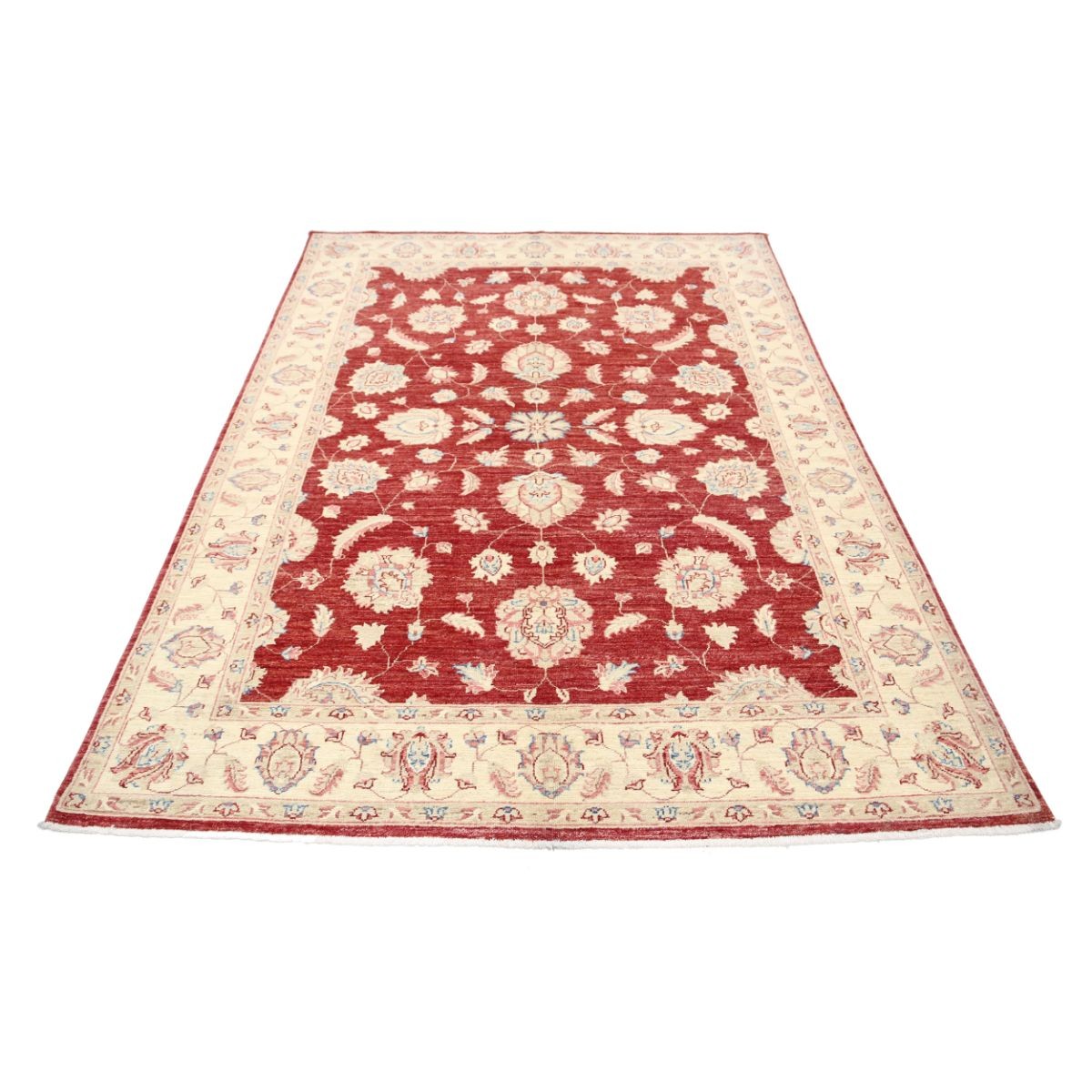Ziegler 5x8 Handmade Double Knotted Washable Wool Rug - Colorful