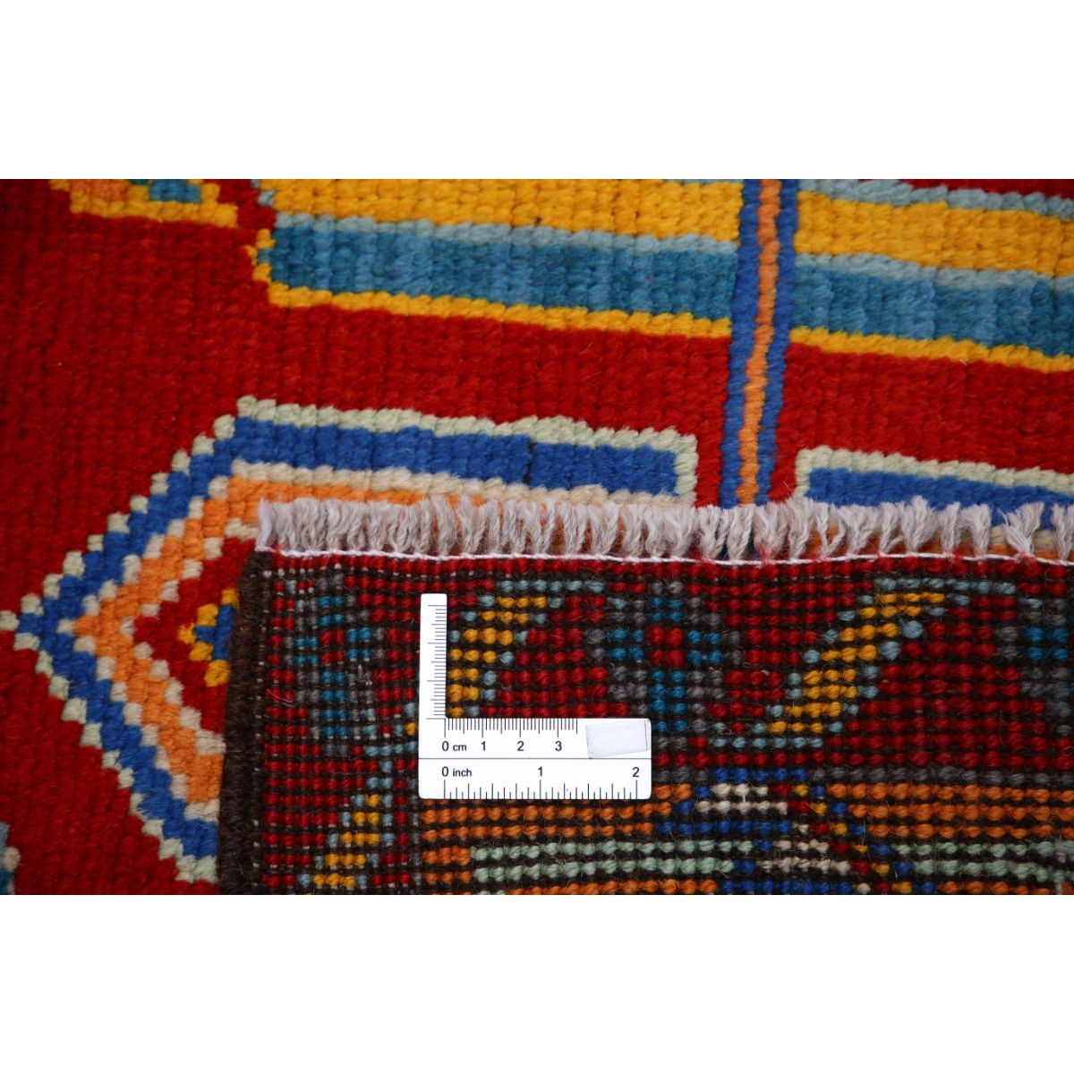 Revival 5x7 Handmade Double Knotted Washable Wool Rug - Colorful