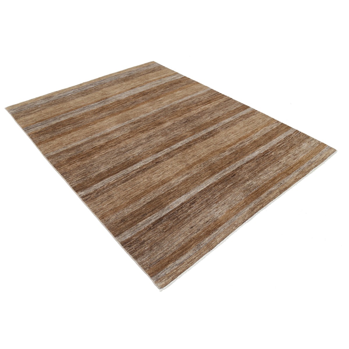 Modcar 6x8 Handmade Double Knotted Washable Wool Rug - Colorful