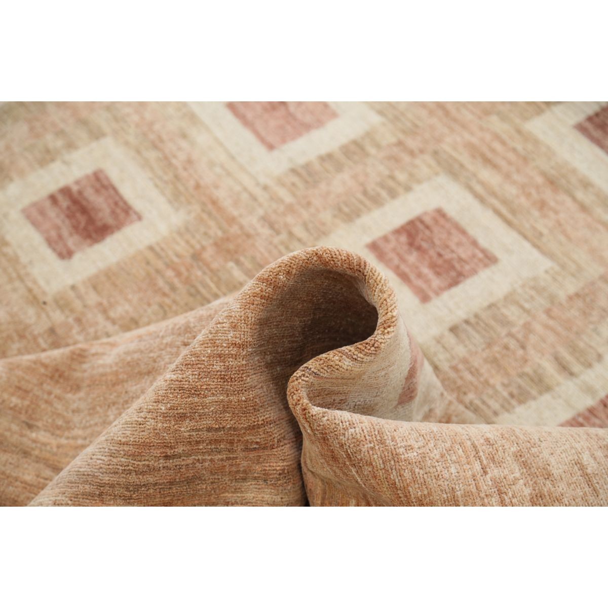 Modcar 9x12 Handmade Double Knotted Washable Wool Rug - Colorful