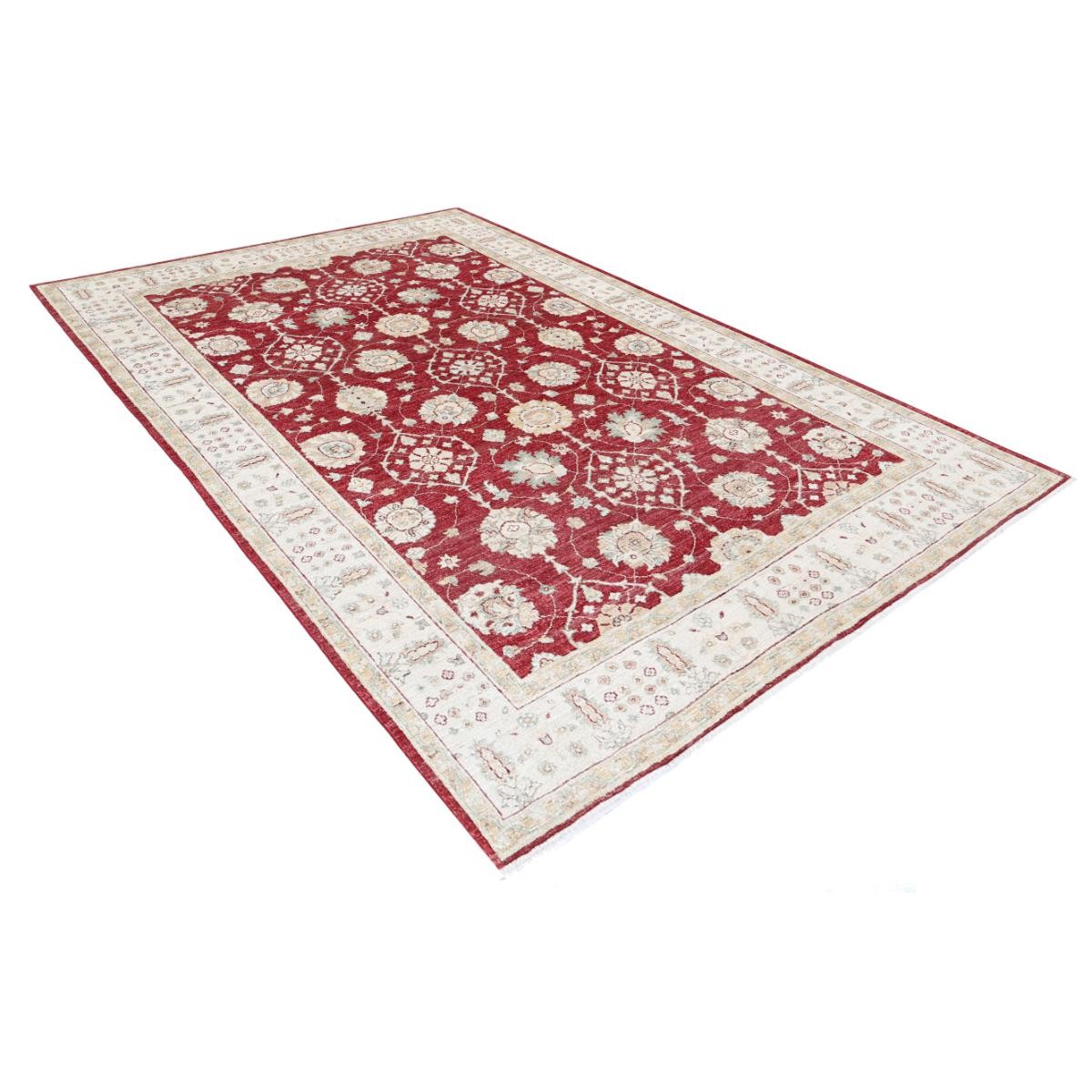 Ziegler 6x9 Handmade Double Knotted Washable Wool Rug - Colorful