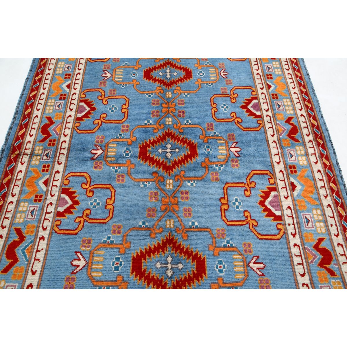 Revival 6x8 Handmade Double Knotted Washable Wool Rug - Colorful