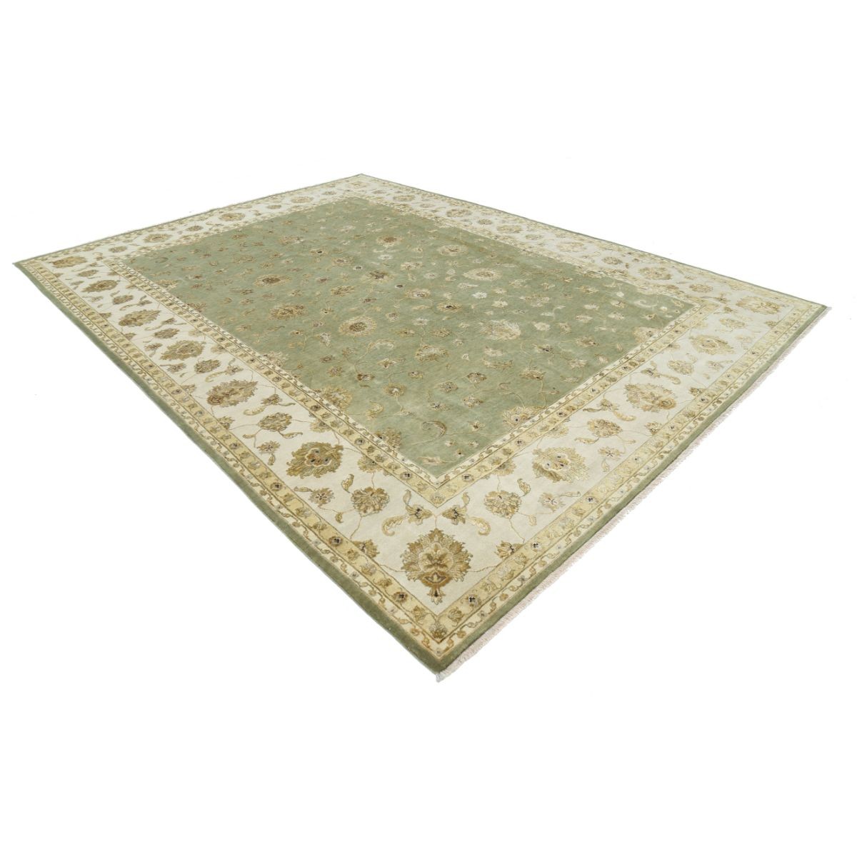 Ziegler 9x12 Handmade Double Knotted Washable Wool Rug - Colorful
