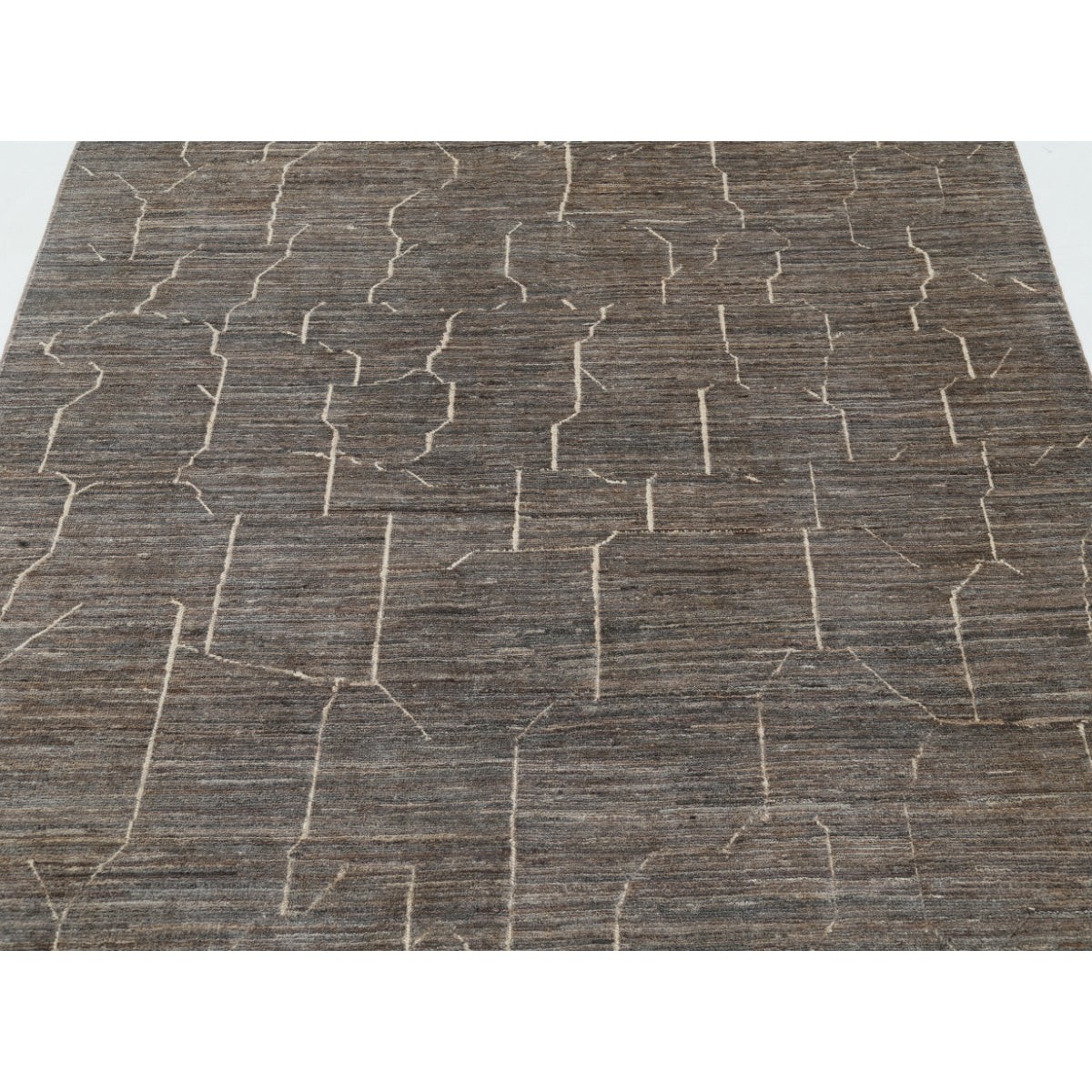 Modcar 5x6 Handmade Double Knotted Washable Wool Rug - Colorful